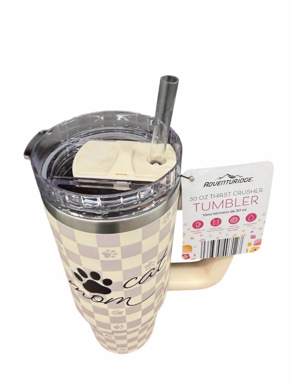 Adventuridge Cat Mom Tumbler 30 oz - Picture 3 of 3